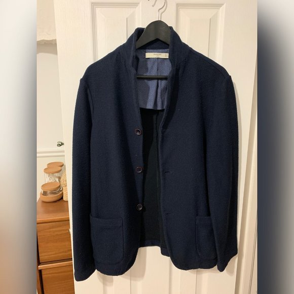 Mango Blue Navy Jacket - Picture 2 of 7